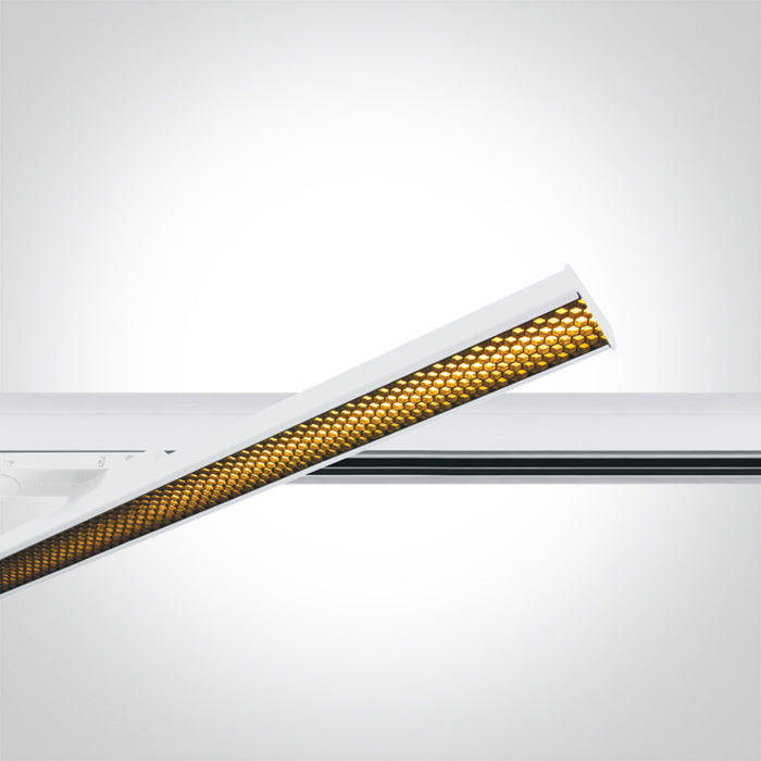 WHITE 30W CCTV HONEYCOMB UGR19 IP20 230V