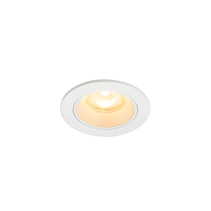 NUMINOS XS, Recessed ceiling light, 3000 K, 55°, IP20, round, white