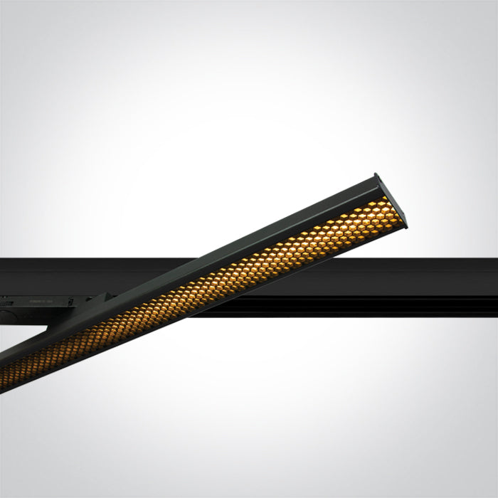 BLACK 30W CCTV HONEYCOMB UGR19 IP20 230V