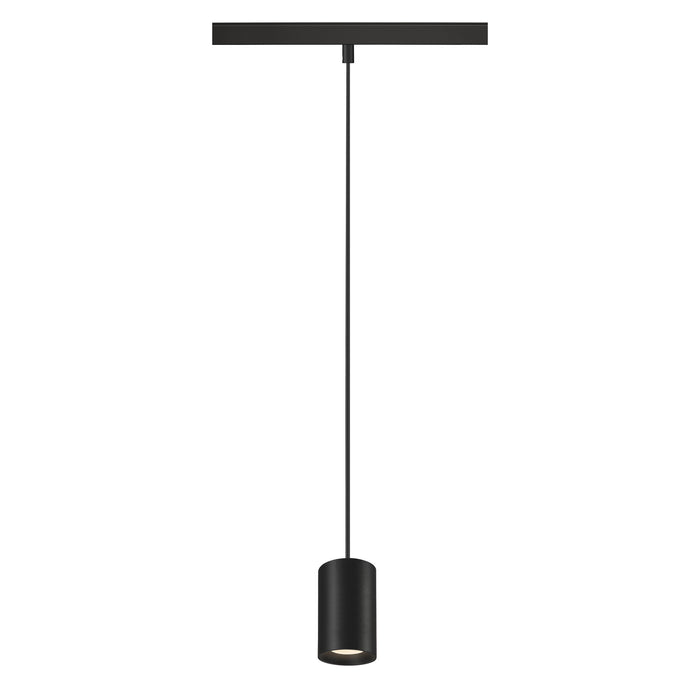 NUMINOS XS, 48V pendant light, pendant length 150cm, 4000K, 40°, DALI 2, matt black