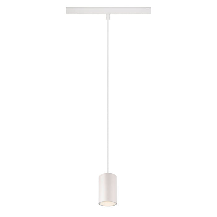 NUMINOS XS, 48V pendant light, pendant length 150cm, 4000K, 20°, DALI 2, matt white