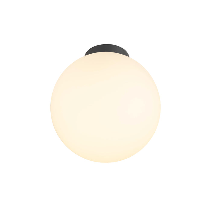 SUN 30, ceiling-mounted light, round, 1x max. 60W, E27, black