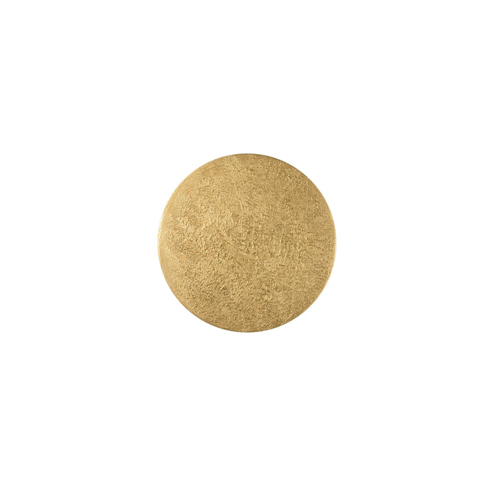 MANA 40 lampshade, round, moon structure, H: 2.2 cm, gold