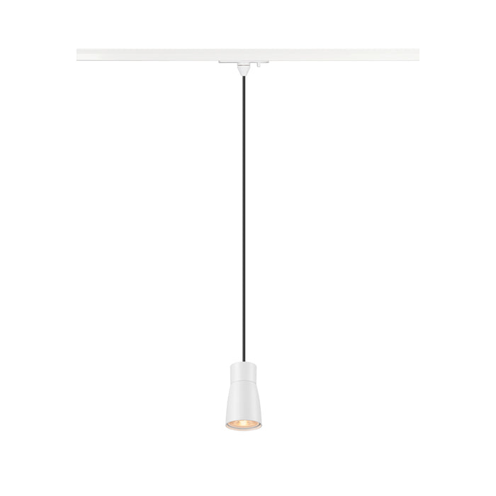 PURI 2.0 Dome, 1~ pendant light, GU10, pendant length 200 cm, 1x max. 6W, white