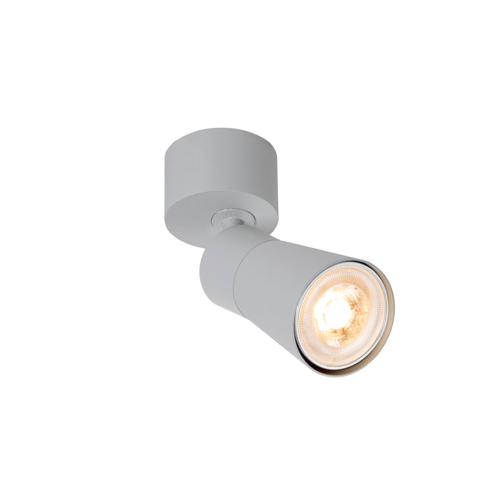 PURI 2.0 Cone, wall and ceiling-mounted light, 1x max. 6W GU10, grey