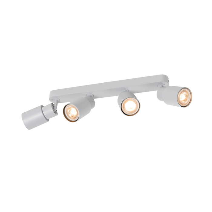 PURI 2.0 Tube, wall and ceiling-mounted light, long, 4 x max. 6W GU10, grey