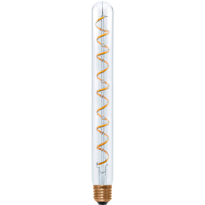 LED Soft Tube T300, LED bulb, clear, E27, PHASE, 9W, 1900K