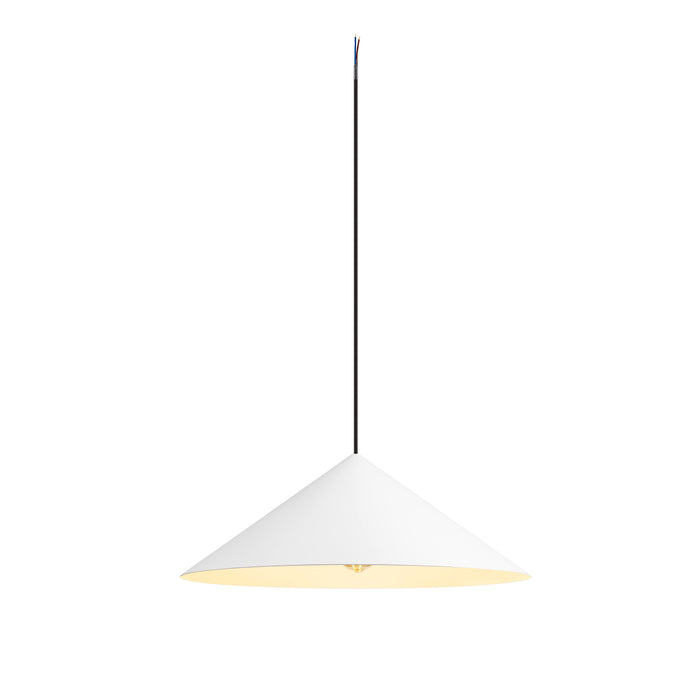 MAGICO 55, pendant light, E27, pendant length 180cm, 1x max. 10W, matt white