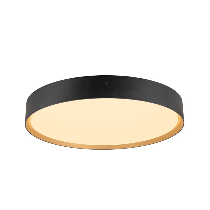 DECONA, wall and ceiling-mounted light, round, 2700/3000K, 23W, PHASE, black / gold