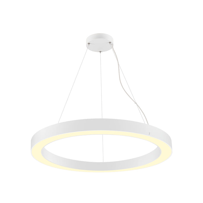 MEDO RING 90, pendant light, pendant length 300cm, 3000/4000K, 110°, PHASE, white