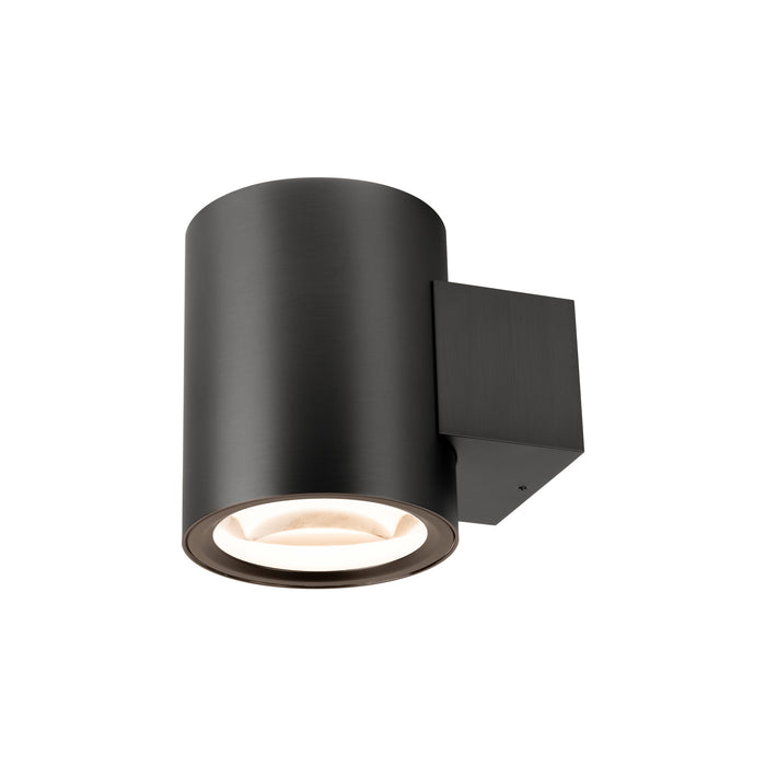 OCULUS, wall-mounted light, round, 2000-3000K, 15W, dim-to-warm, PHASE, 100°, dark bronze