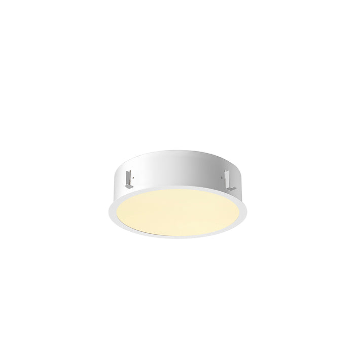 MEDO 30, recessed ceiling light, frame, 3000/4000K, 70°, IP20, round, white