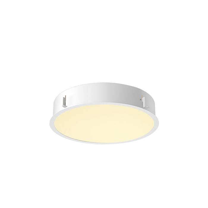 MEDO 40, recessed ceiling light, frame, 3000/4000K, 80°, IP20, round, white