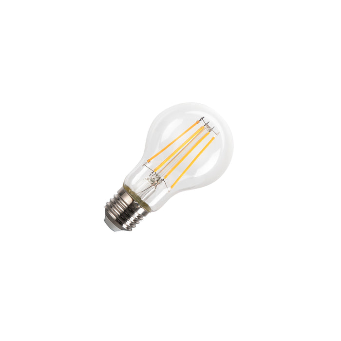 LED A60, LED bulb, clear, E27, 4W, 2700K