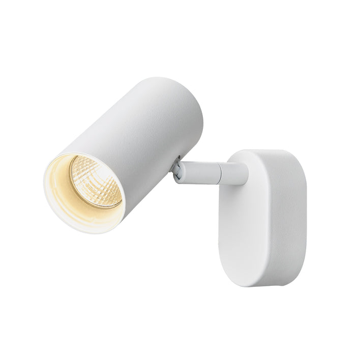 NOBLO, wall and ceiling-mounted light, single, round, 2000-3000K, 8W, dim-to-warm, PHASE, 36°, white