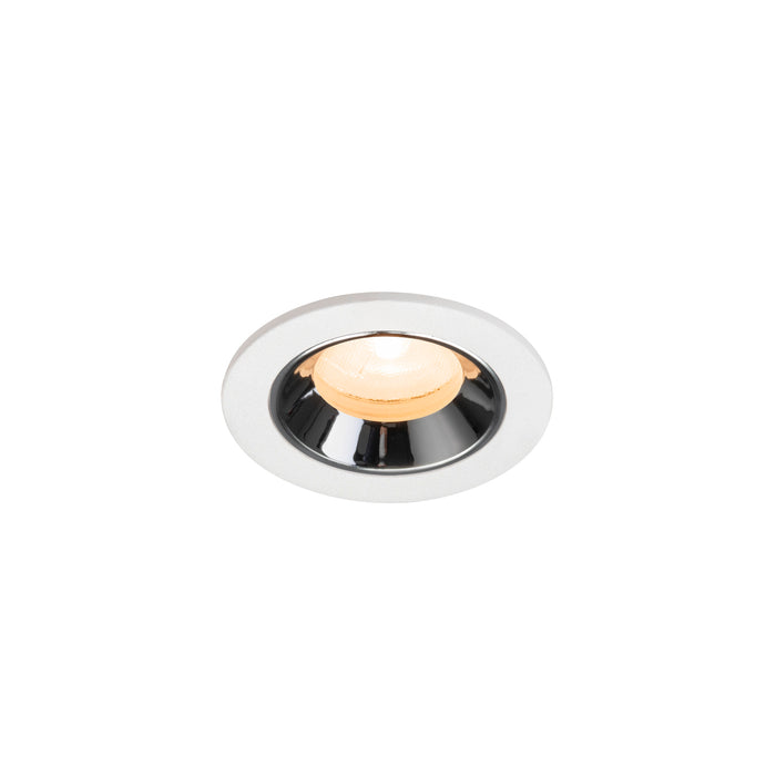 NUMINOS XS, white/chrom recessed ceiling light 2700 K 20°