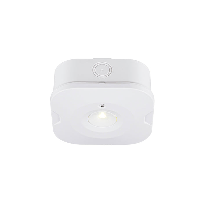 P-LIGHT, Ceiling-mounted light, square, 6000K, 1.2W, white