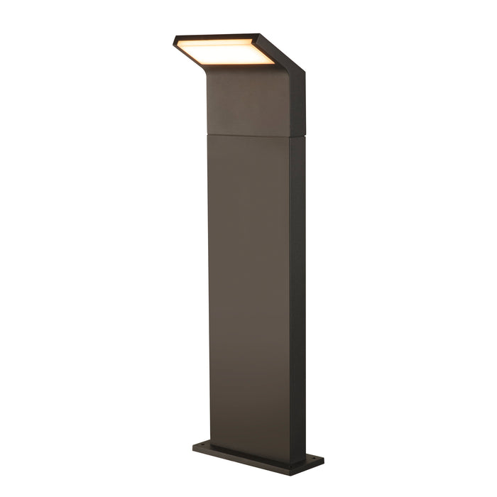 ORDI II, POLE 70, outdoor free-standing lamp, angular, 2200/3000 K, IP65, black