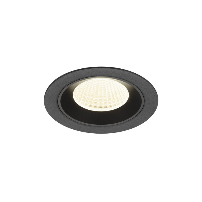 NUMINOS M, Recessed ceiling light, 4000 K, 40°, IP20, round, black