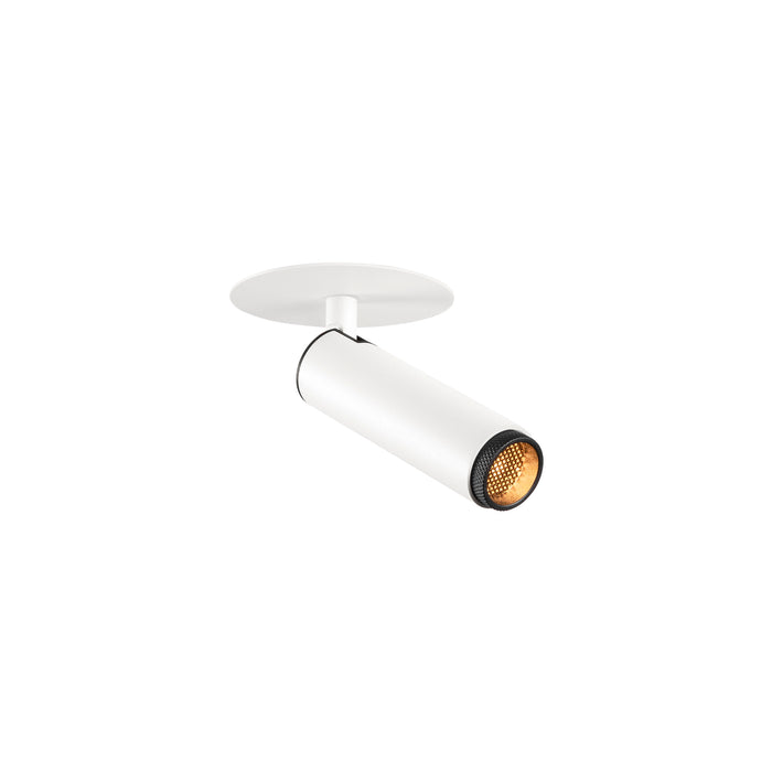 GRIP! S, Ceiling-mounted light, PHASE, 2700 K, 29°, IP20, cylindrical, white / black