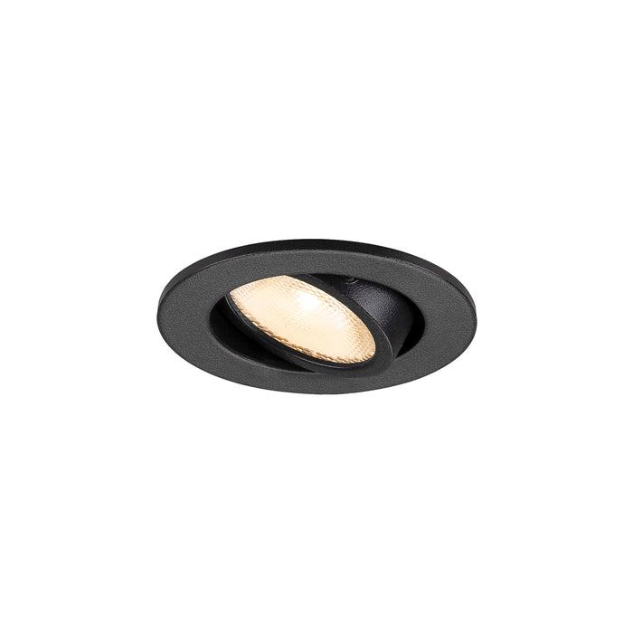 NEW TRIA 45, DL, Round, Recessed ceiling light, 3000 K, 24°, Black