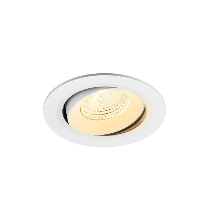 NUMINOS MOVE L, Recessed ceiling light, 3000 K, 55°, IP20, round, white