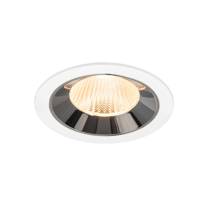 NUMINOS L, white/chrom recessed ceiling light 2700 K 40°