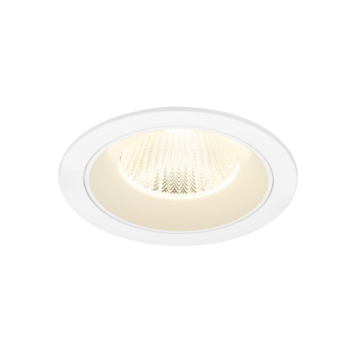 NUMINOS L, Recessed ceiling light, 4000 K, 40°, IP20, round, white