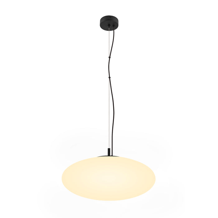 OLYPSO 50, Pendant light, E27, Pendant length 400 cm, 1 x max. 40W, black