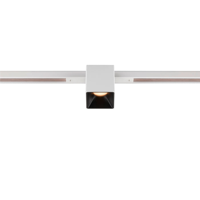 FIX-IT!, 48V, DALI, Square, Standard track, Spot, 2700K, 6.6 W, 36°, White/Black