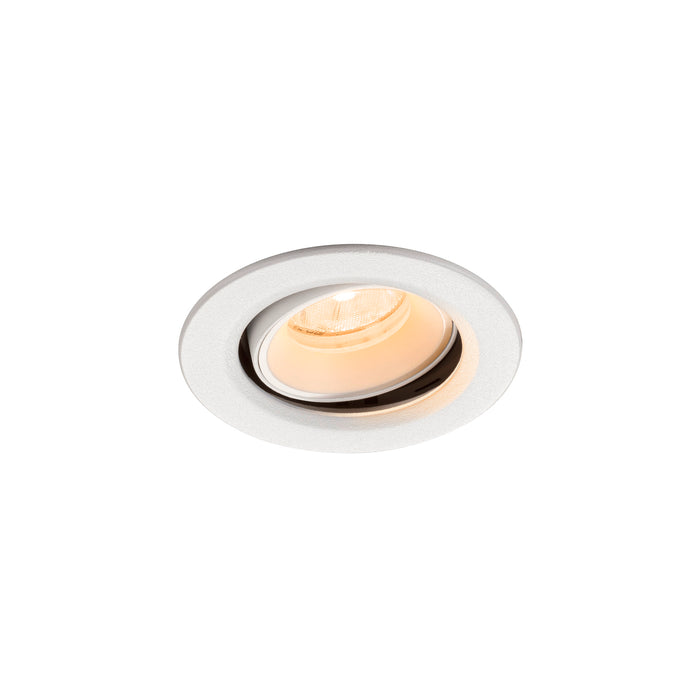 NUMINOS MOVE XS, Recessed ceiling light, 2700 K, 20°, IP20, round, white