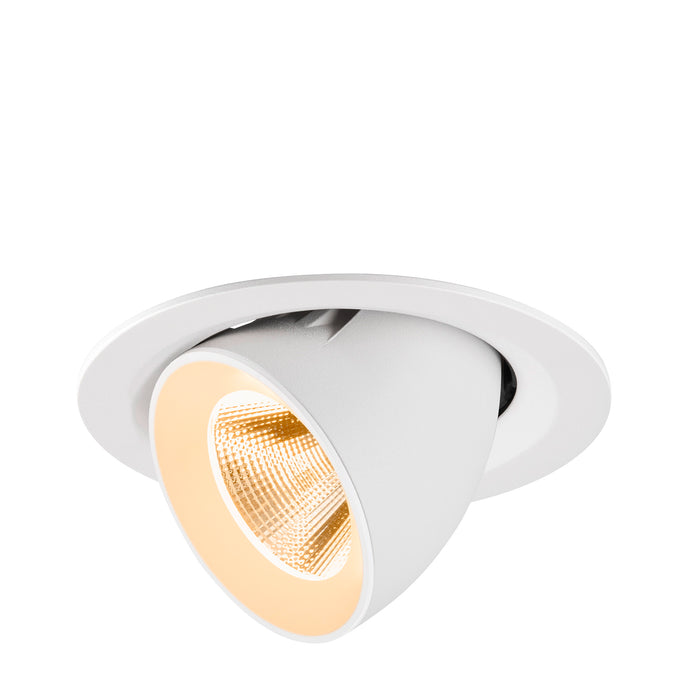 NUMINOS GIMBLE M, Recessed ceiling light, 2700 K, 20°, white