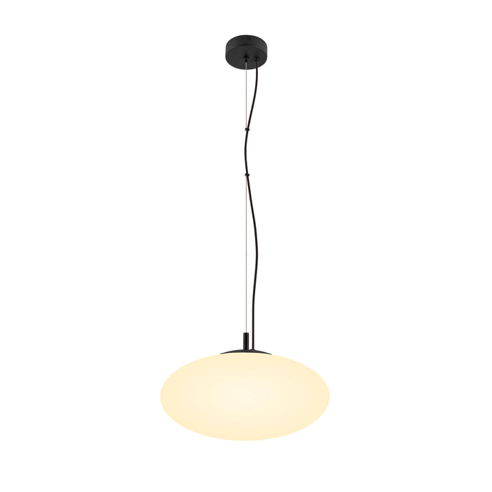 OLYPSO 40, Pendant light, E27, Pendant length 400 cm, 1 x max. 40W, black
