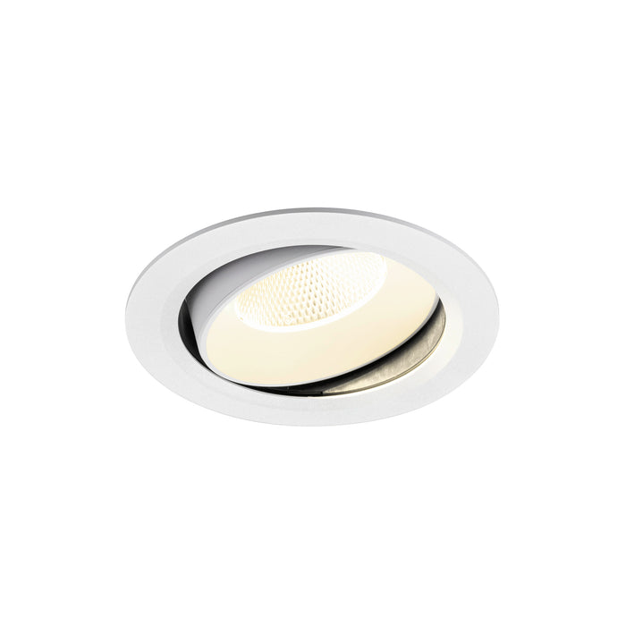 NUMINOS MOVE XL, Recessed ceiling light, 4000 K, 20°, IP20, round, white