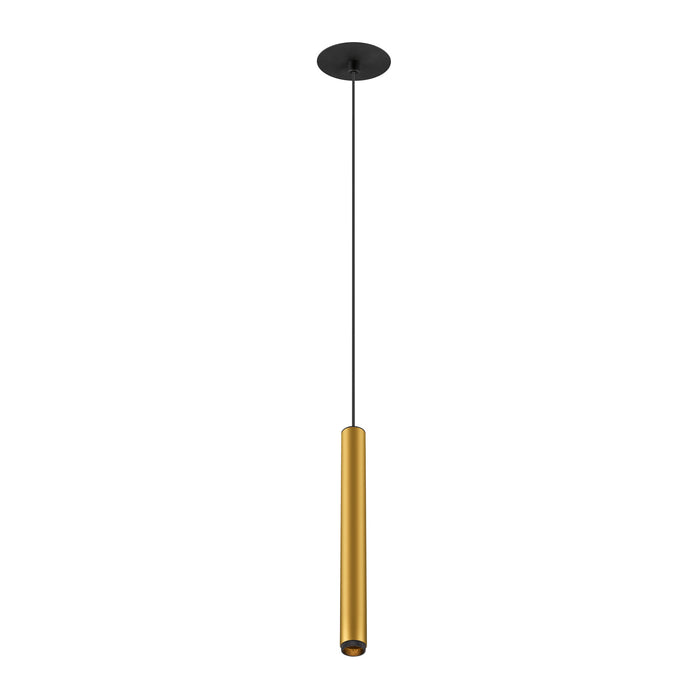 GRIP! S, Pendant light, PHASE, pendant length 200 cm, 3000 K, 29°, gold / black