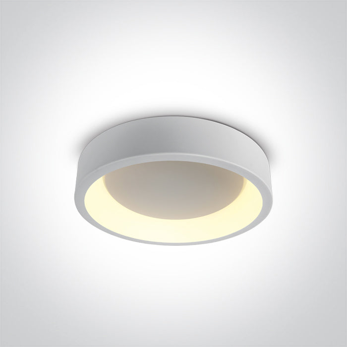 WHITE PLAFO LED 32W CCTV IP20 230V