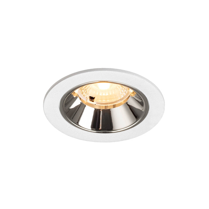 NUMINOS S, white/chrom recessed ceiling light 3000 K 40°