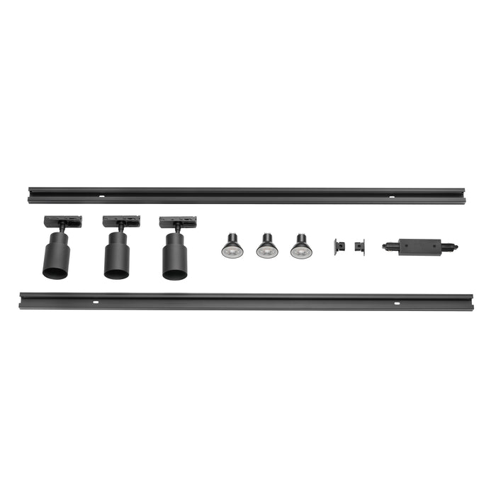 PURI 2.0, 1Ph., Triple Track Set, QPAR51, Black
