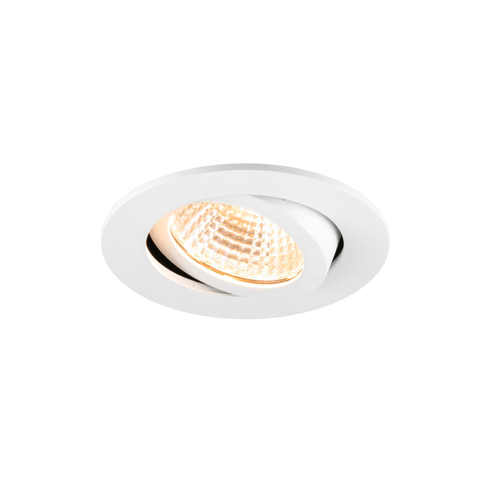 NEW TRIA 68, recessed ceiling light, PHASE, AIRTIGHT, round, 2700 K, 7.5 W, white