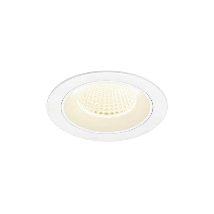NUMINOS M, Recessed ceiling light, 4000 K, 40°, IP20, round, white