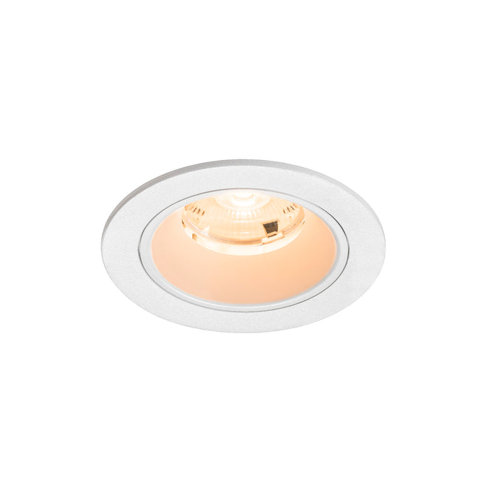 NUMINOS S, Recessed ceiling light, 2700 K, 20°, IP20, round, white