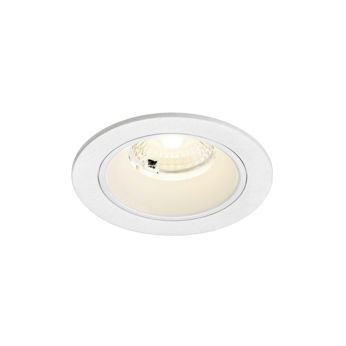 NUMINOS S, Recessed ceiling light, 4000 K, 40°, IP20, round, white