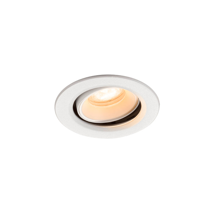 NUMINOS MOVE XS, Recessed ceiling light, 2700 K, 55°, IP20, round, white