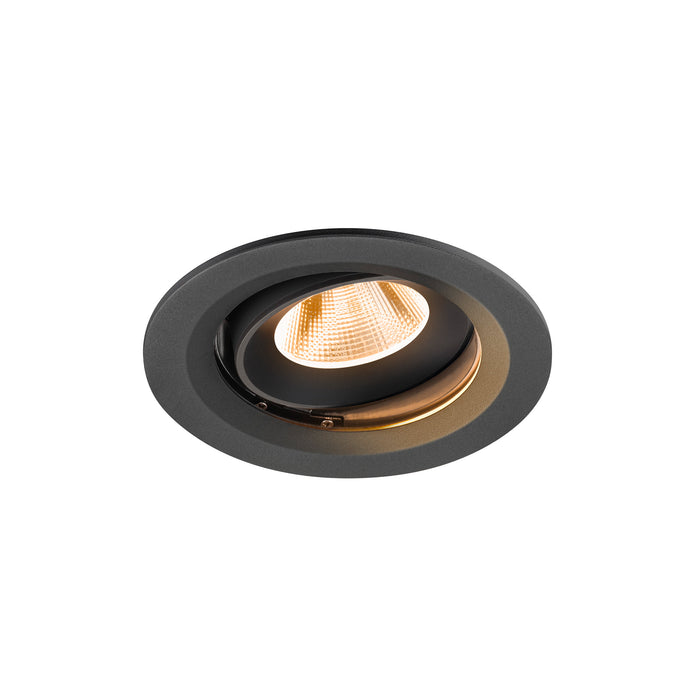 NUMINOS MOVE M, Recessed ceiling light, 2700 K, 20°, IP20, round, black