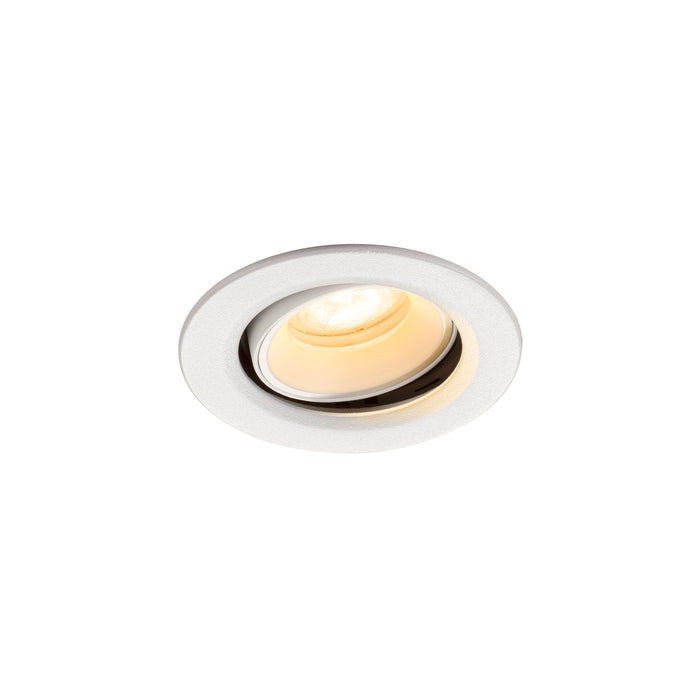 NUMINOS MOVE XS, Recessed ceiling light, 4000 K, 55°, IP20, round, white
