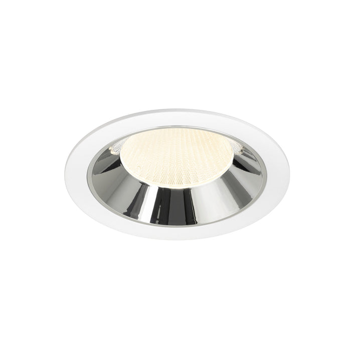 NUMINOS XL, white/chrom recessed ceiling light 4000 K 20°