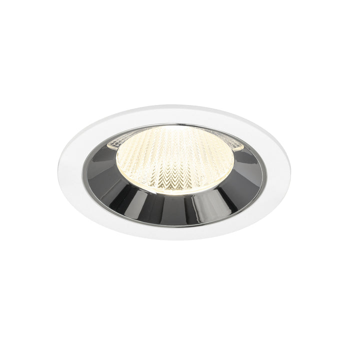 NUMINOS L, white/chrom recessed ceiling light 4000 K 40°
