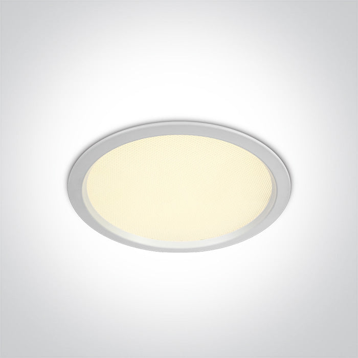 WHITE SMD UGR19 24W CCTV IP44 230V