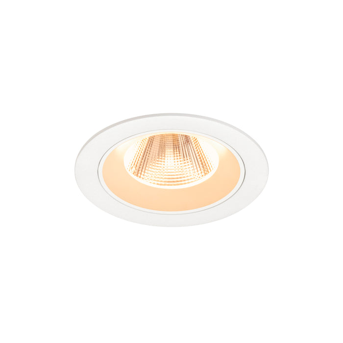 NUMINOS M, Recessed ceiling light, 2700 K, 20°, IP20, round, white