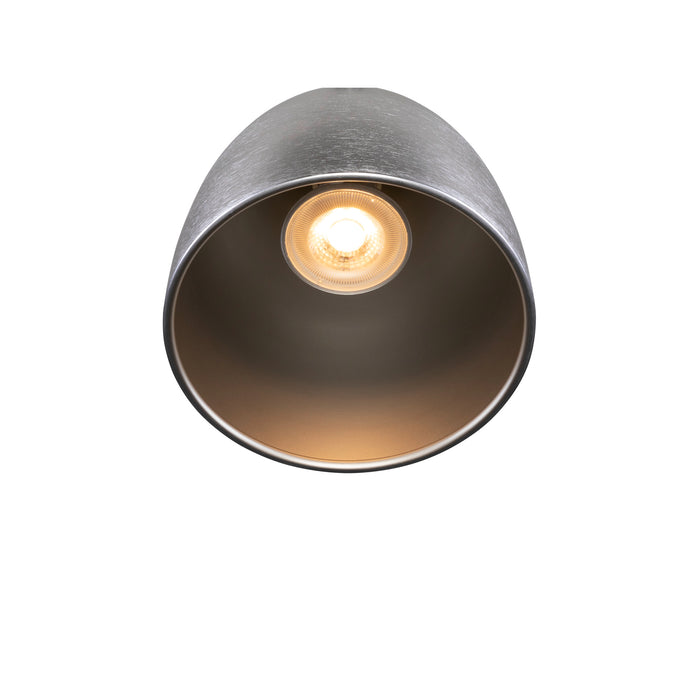 PARA CONE 14, pendant light for 3-phase system, GU10, aluminium